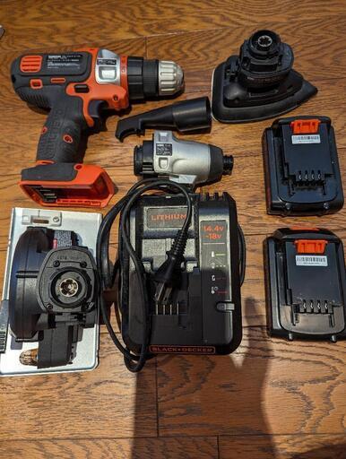 ブラックアンドデッカーマルチツールプラス18V EVO183インパクトドライバー