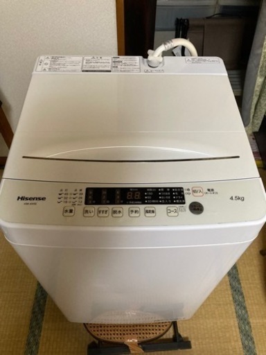 Hisense 全自動洗濯機　HW-K45E