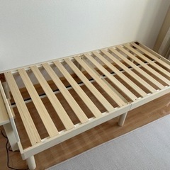 シングルベッド　マットレス付き　ほぼ新品の画像