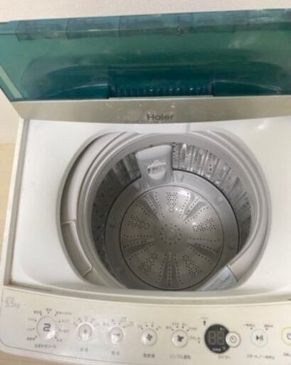 ハイアール5.5キロ洗濯機