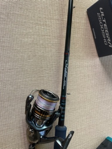 エギング用　竿＋リール＋エギ5本セット