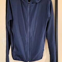 ユニクロ　エアリズム　パーカー　ネイビーM