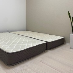 シングルマットレス2つ