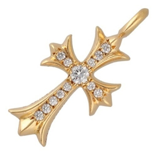 【大幅値下げ中】クロムハーツ タイニーファット 純正ダイヤ 本物