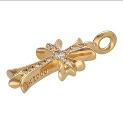 【大幅値下げ中】クロムハーツ タイニーファット 純正ダイヤ 本物の画像