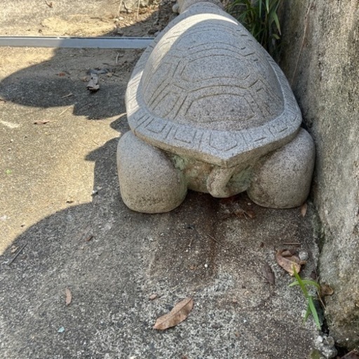 御影石　亀　庭石　オブジェ