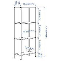 IKEA　スチールラックの画像