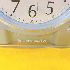 カシオ 目覚まし時計 wave ceptor 電波時計 アナログ パールブルー TQ580J2JF CASIO 札幌 西岡店の画像