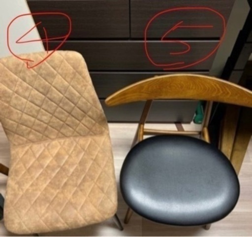 【NOCE ノーチェ】ダイニングテーブルとダイニングチェア4脚のセット