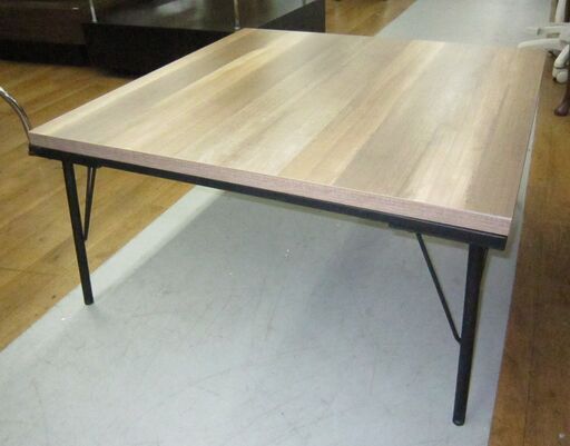 R518 Nakamura アイアンヴィンテージ 正方形こたつ、80cm Used・美品