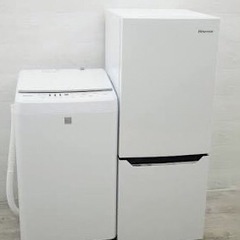 一人暮らし用の冷蔵庫と洗濯機