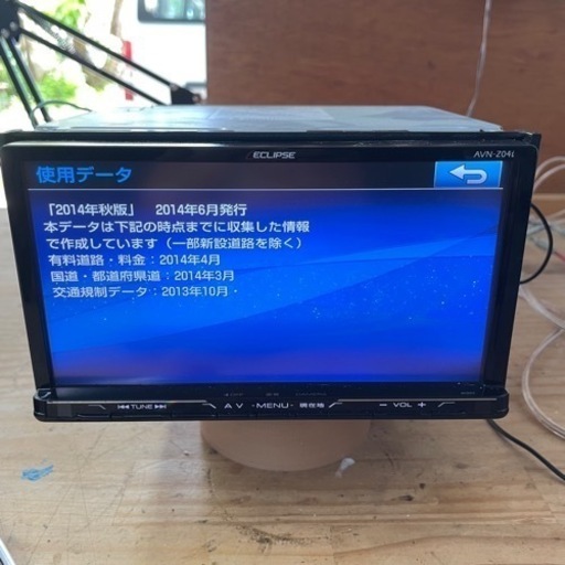 完動品 イクリプス W M 1 00971 AVN-Z041 Bluetooth フルセグ 地デジ
