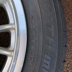 205/60R16 アルミホイール 2018年 TOYO mpz