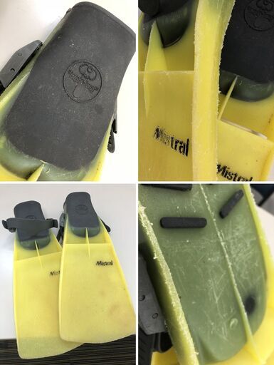 ▼【スキューバダイビング用品まとめ　タンク ボンベ　 シーツ　フィン　レギュレーター一式　中古】（NF230909）513-16W