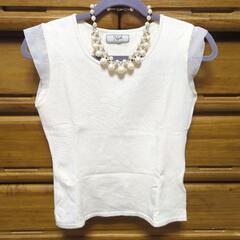 1度のみ着用【ノエラ】おまけネックレス付き　レーヨンカットソー