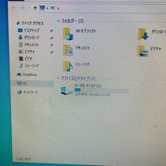 ディスクトップパソコンモニター付の画像