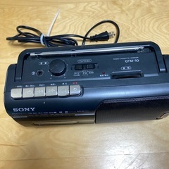 良品　ラジカセ SONY CFM-10 動作OK　B-0の画像