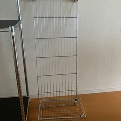 ステンレスラック×2  組み立て式、調整可能の画像