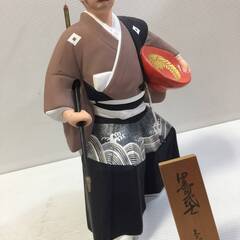 ○黒田武士 末九郎作 黒田節 お侍 家紋 盃 サムライ 博多人形...