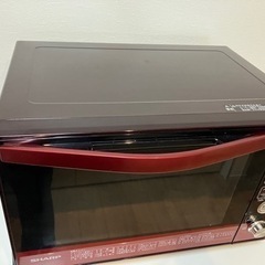 SHARP 電子レンジ　底割れの画像