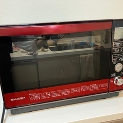 SHARP 電子レンジ　底割れの画像
