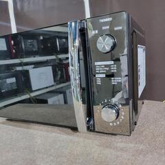 🙇‍♂️h051103売約済み❌4058‼️お届け&設置は全て0円🙌‼️鏡面トップ✨フラット庫内✨TWINBIRD 電子レンジの画像