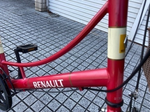 ルノー製】20インチ自転車 6段変速付 前後肉厚タフタイヤ使用❗️若林