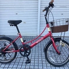 20インチ小径車】美品❗️6段変速付 チェーン新品❗️若林自転車 唐崎