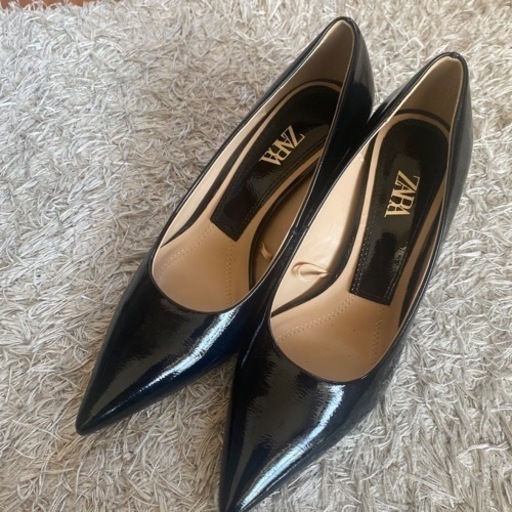 ZARA 黒のパンプス　サイズ37