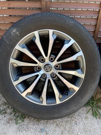 150プラド後期　ホイール、タイヤ