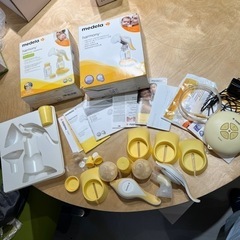 【ジャンク】メデラ　搾乳機　電動シングルポンプ　手動ポンプ　その他付属品の画像
