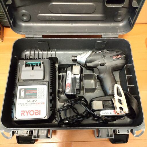 リョービ RYOBI インパクトドライバーBID-1406 充電器BC-1401　セット