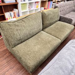 札幌 引き取り 三人掛けソファ 関家具 アリシア グリーン系 