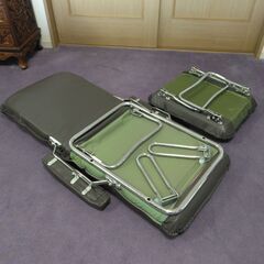 リラックスチェア 合皮 オットマンつきの画像