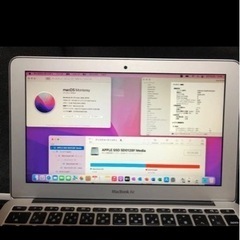 （最終値引き）MacBook Air 11インチ Early 2015　MJVM2J/Aの画像