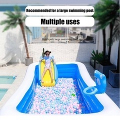 【新品】インフレータブルキッズウォータースライド - 幼児用プールウォータースライド、スプラッシュウォーター子供用遊び場屋外、インフレータブルウォータープレイセンター、スプラッシュプール、クライミングウォールの画像