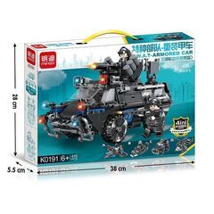 互換性レゴ組み立てビルディングブロックおもちゃ SWAT 変換メカ学生ギフト K0191の画像