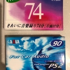 カセットテープ　新品未使用