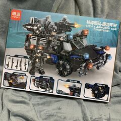 互換性レゴ組み立てビルディングブロックおもちゃ SWAT 変換メカ学生ギフト K0191の画像