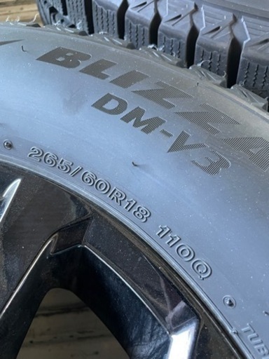 バリ山スタッドレス　150後期ランクル　プラド　純正ホイール