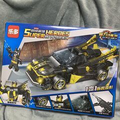 BATMAN SUPER HEROES 変身ロボットモデルバックバットモービル組み立て玩具の画像