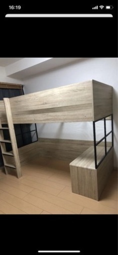 【お相手決まりました】Peep ロフトベッド　マットレス付