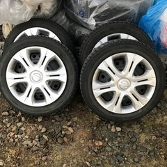 軽自動車に　14インチ　スタッドレスタイヤ＋ホイール＋キャップ