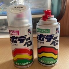 ボディペン　ボカシ剤とペイントの画像