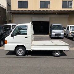 総額18.0万円★車検R7年9月★4WD★エアコン&パワステ付軽トラ★走行8万キロ台★スバル サンバートラック 4WD TC(TT2) 8.3万キロ 平成13年式 ホワイトの画像