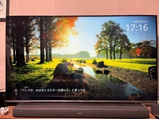 テレビ　55インチ