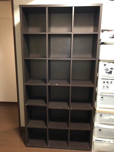 【お値下げ】ニトリ飾り棚　グレン　ダークブラウン