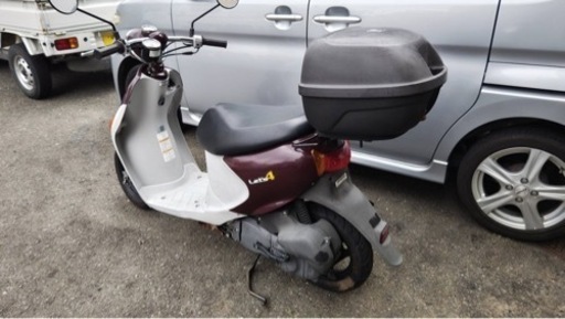 SUZUKI レッツ4 スクーター 原付メットイン リアボックス 4サイクル