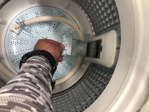 K044☆AQUA製☆2019年製5.0㌔洗濯機☆6ヵ月間保証付き☆近隣配送・設置可能