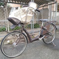 ブリジストン　子供乗せ自転車です。　ＬＥＤオートライト、内装３段...